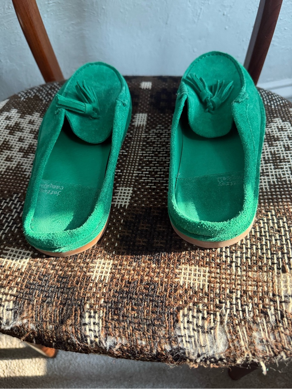 jeffrey campbell  laid back loafer mules 10 - Picture 8 of 9